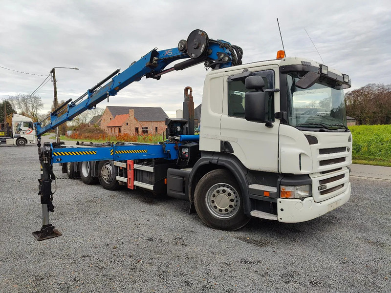Scania P360 8x2 Tridem container Crane HIAB 244 - משאית הרמת וו, משאית מנוף: תמונה 1 Scania P360 8x2 Tridem container Crane HIAB 244 - משאית הרמת וו, משאית מנוף: תמונה 1