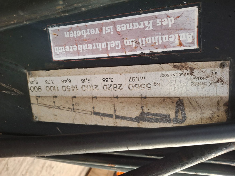 Atlas AK 4002 - עגורן מעמיס: תמונה 4 Atlas AK 4002 - עגורן מעמיס: תמונה 4