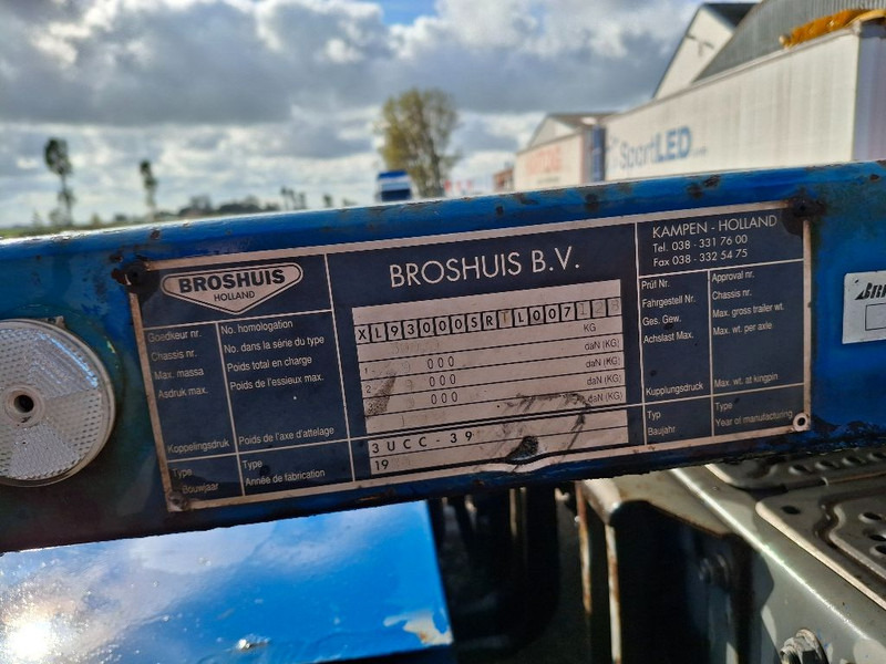 Broshuis 3UCC 39 EU - סמיטריילר מוביל מכולות/ החלפת גוף: תמונה 3 Broshuis 3UCC 39 EU - סמיטריילר מוביל מכולות/ החלפת גוף: תמונה 3