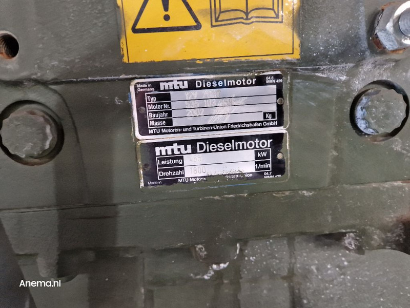 MTU (MERCEDES-BENZ) 12V 2000 - מנוע: תמונה 2 MTU (MERCEDES-BENZ) 12V 2000 - מנוע: תמונה 2