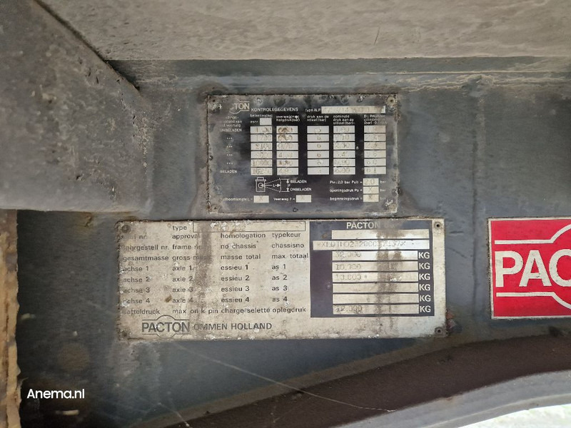 Pacton THD 232 - סמיטריילר עם וילונות צד: תמונה 2 Pacton THD 232 - סמיטריילר עם וילונות צד: תמונה 2