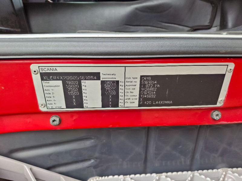 Scania R 420 LA4X2MNA - יחידת טרקטור: תמונה 5 Scania R 420 LA4X2MNA - יחידת טרקטור: תמונה 5