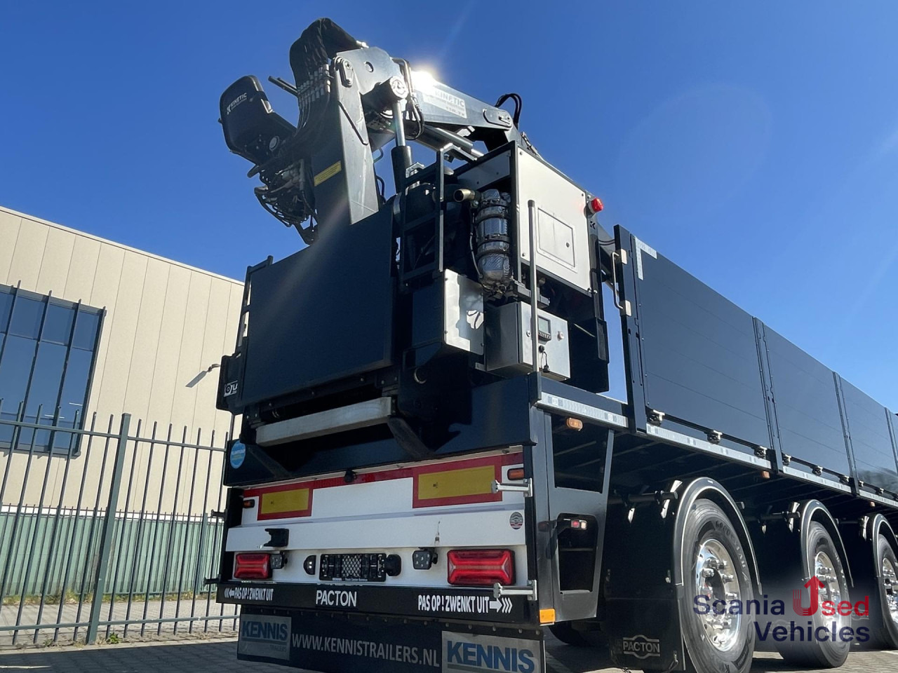 קרון נגרר צד נופל/ שטוח PACTON PACTON TPL.342 CB LIFT AXLE KINETIC 13R-3X CRANE: תמונה 10