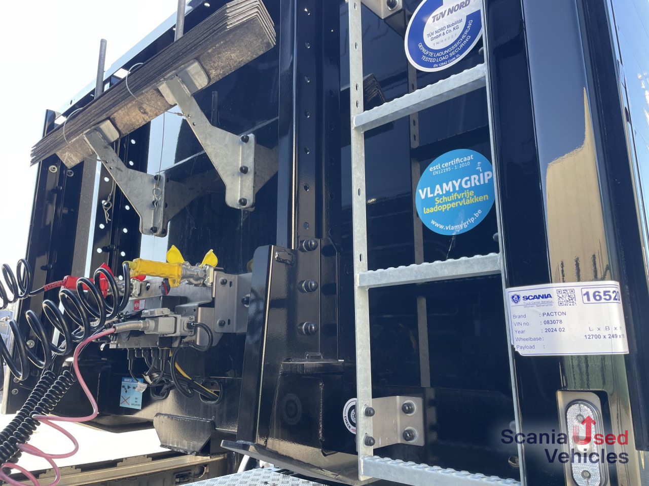 PACTON PACTON TPL.342 CB LIFT AXLE KINETIC 13R-3X CRANE - קרון נגרר צד נופל/ שטוח: תמונה 2 PACTON PACTON TPL.342 CB LIFT AXLE KINETIC 13R-3X CRANE - קרון נגרר צד נופל/ שטוח: תמונה 2