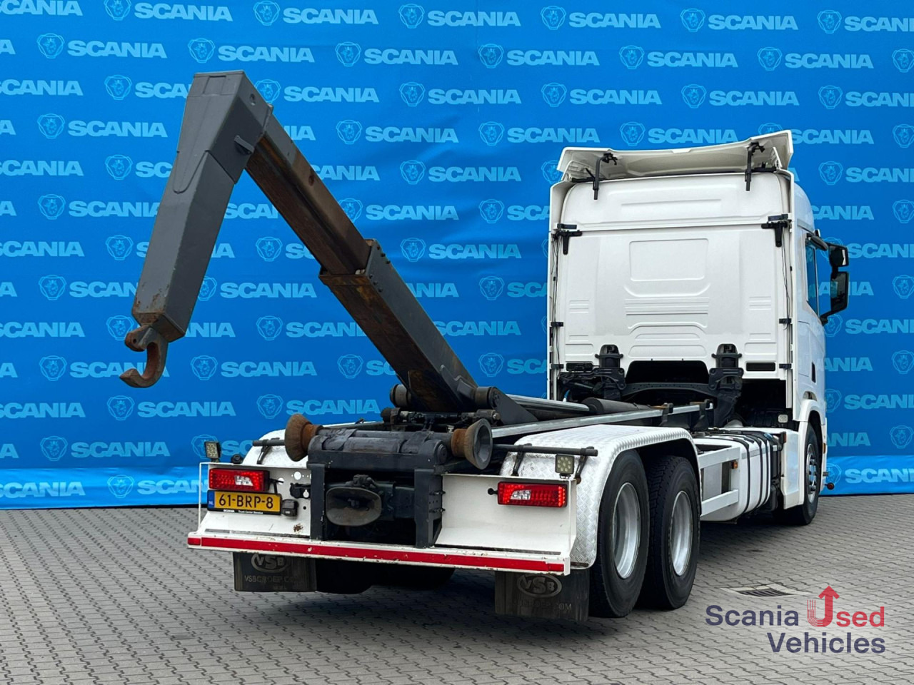 משאית עם שלדת תא SCANIA R 500 B6x2NB HOOKLIFT 20T RETARDER FULL-AIR 9T: תמונה 14