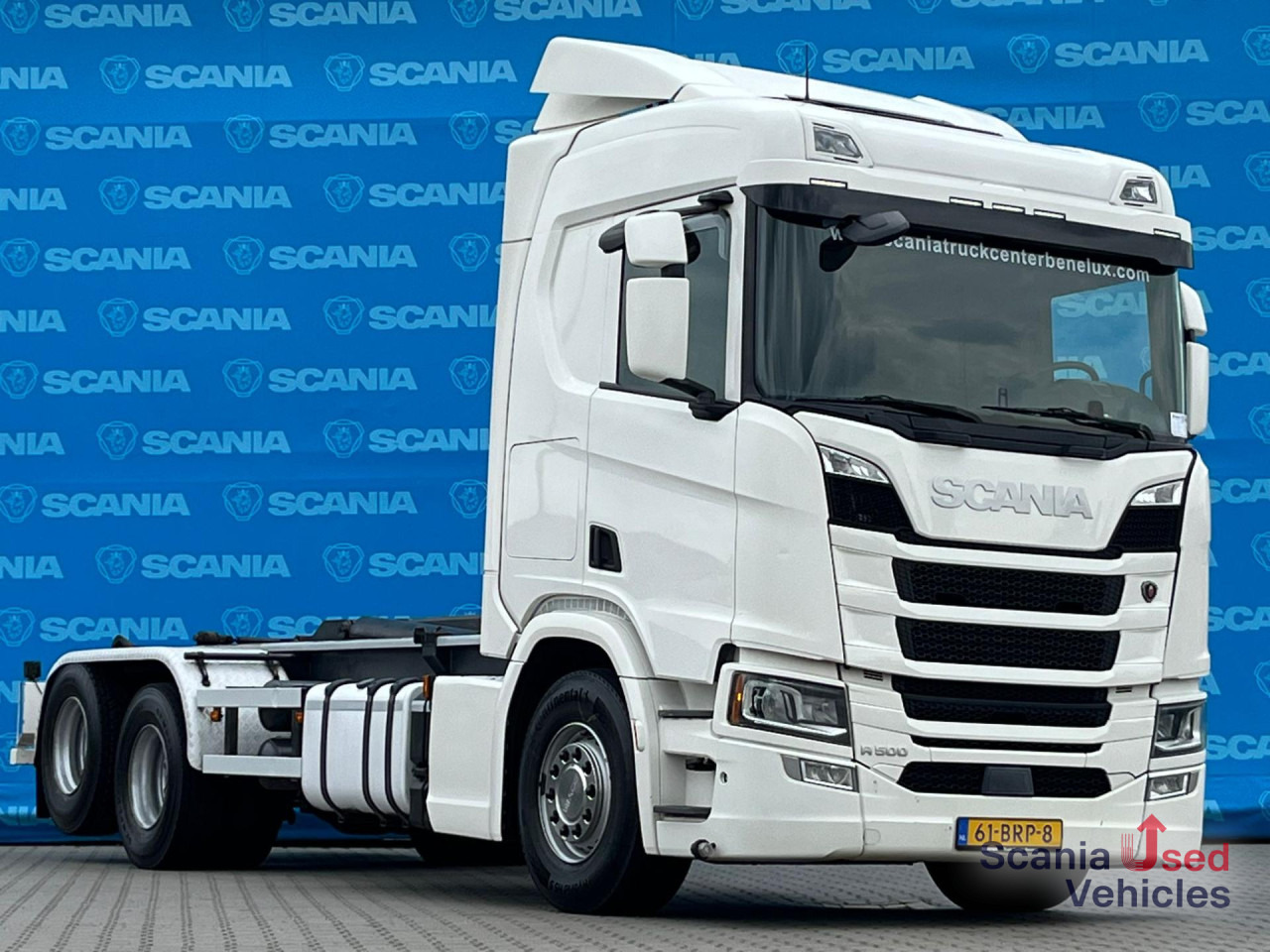משאית עם שלדת תא SCANIA R 500 B6x2NB HOOKLIFT 20T RETARDER FULL-AIR 9T: תמונה 8
