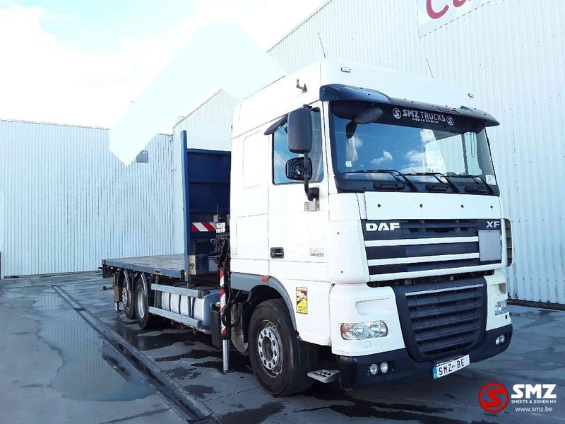 DAF 105 XF 460 6x2 - משאית צד נופל/ שטוחה: תמונה 1 DAF 105 XF 460 6x2 - משאית צד נופל/ שטוחה: תמונה 1
