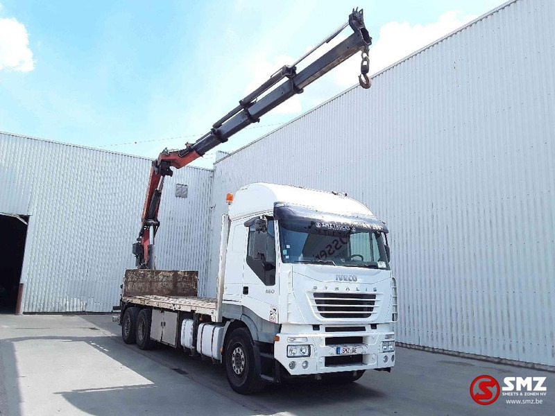 Iveco Stralis 480 Palfinger Pk44002-4+remote - משאית צד נופל/ שטוחה, משאית מנוף: תמונה 1 Iveco Stralis 480 Palfinger Pk44002-4+remote - משאית צד נופל/ שטוחה, משאית מנוף: תמונה 1