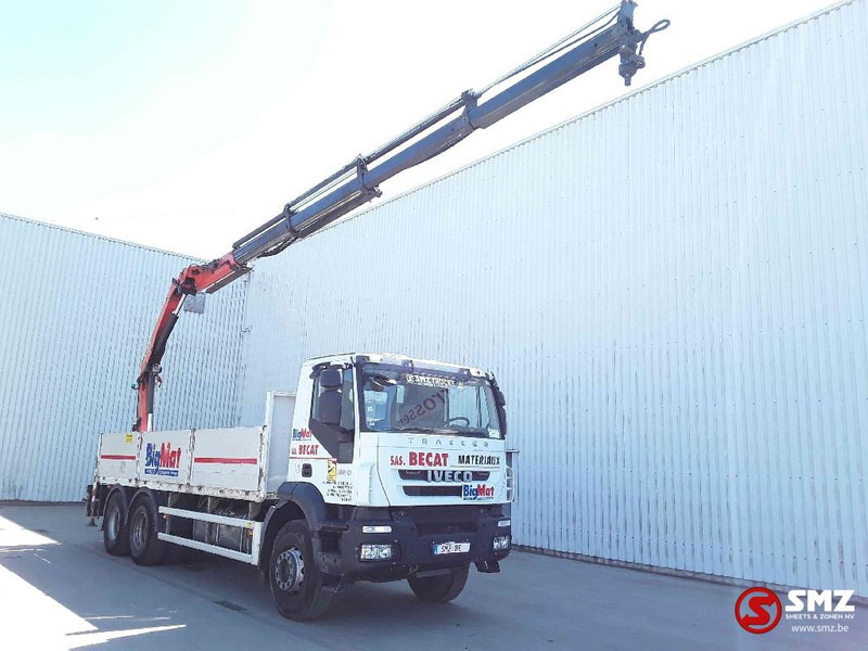 Iveco Trakker 360 Palfinger Pk18002 4+remote - משאית צד נופל/ שטוחה, משאית מנוף: תמונה 1 Iveco Trakker 360 Palfinger Pk18002 4+remote - משאית צד נופל/ שטוחה, משאית מנוף: תמונה 1