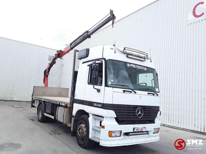 Mercedes-Benz Actros 1840 Palfinger pk7501 remote - משאית צד נופל/ שטוחה, משאית מנוף: תמונה 1 Mercedes-Benz Actros 1840 Palfinger pk7501 remote - משאית צד נופל/ שטוחה, משאית מנוף: תמונה 1
