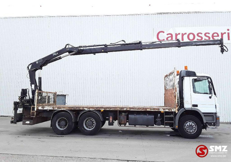 Mercedes-Benz Actros 2632 Hiab 166B- 3est+remote - משאית צד נופל/ שטוחה, משאית מנוף: תמונה 4 Mercedes-Benz Actros 2632 Hiab 166B- 3est+remote - משאית צד נופל/ שטוחה, משאית מנוף: תמונה 4