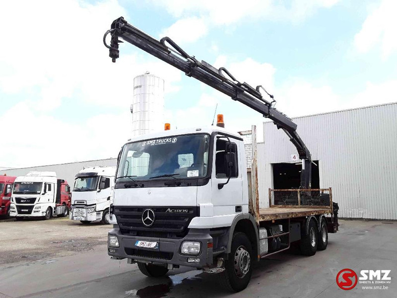 Mercedes-Benz Actros 2632 Hiab 166B- 3est+remote - משאית צד נופל/ שטוחה, משאית מנוף: תמונה 3 Mercedes-Benz Actros 2632 Hiab 166B- 3est+remote - משאית צד נופל/ שטוחה, משאית מנוף: תמונה 3
