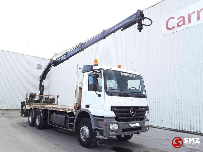 Mercedes-Benz Actros 2632 Hiab 166B- 3est+remote - משאית צד נופל/ שטוחה, משאית מנוף: תמונה 1 Mercedes-Benz Actros 2632 Hiab 166B- 3est+remote - משאית צד נופל/ שטוחה, משאית מנוף: תמונה 1