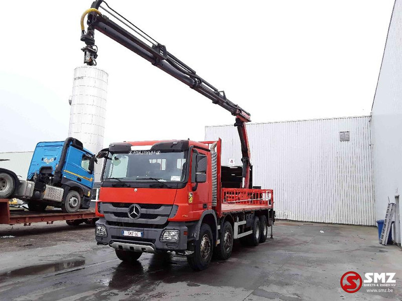 Mercedes-Benz Actros 4144 Palfinger Pk22002Eh 4 ext remote - משאית צד נופל/ שטוחה, משאית מנוף: תמונה 2 Mercedes-Benz Actros 4144 Palfinger Pk22002Eh 4 ext remote - משאית צד נופל/ שטוחה, משאית מנוף: תמונה 2