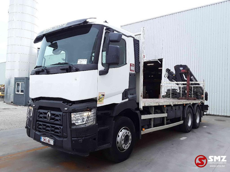 Renault C 380 hiab 188-3 remote - משאית צד נופל/ שטוחה, משאית מנוף: תמונה 3 Renault C 380 hiab 188-3 remote - משאית צד נופל/ שטוחה, משאית מנוף: תמונה 3