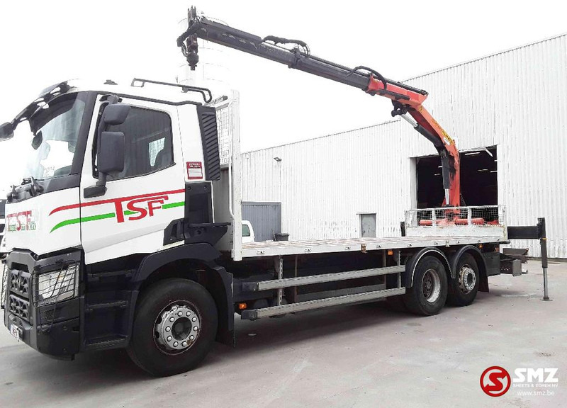 Renault C 430 palfinger pk 1001 remote - משאית צד נופל/ שטוחה, משאית מנוף: תמונה 5 Renault C 430 palfinger pk 1001 remote - משאית צד נופל/ שטוחה, משאית מנוף: תמונה 5