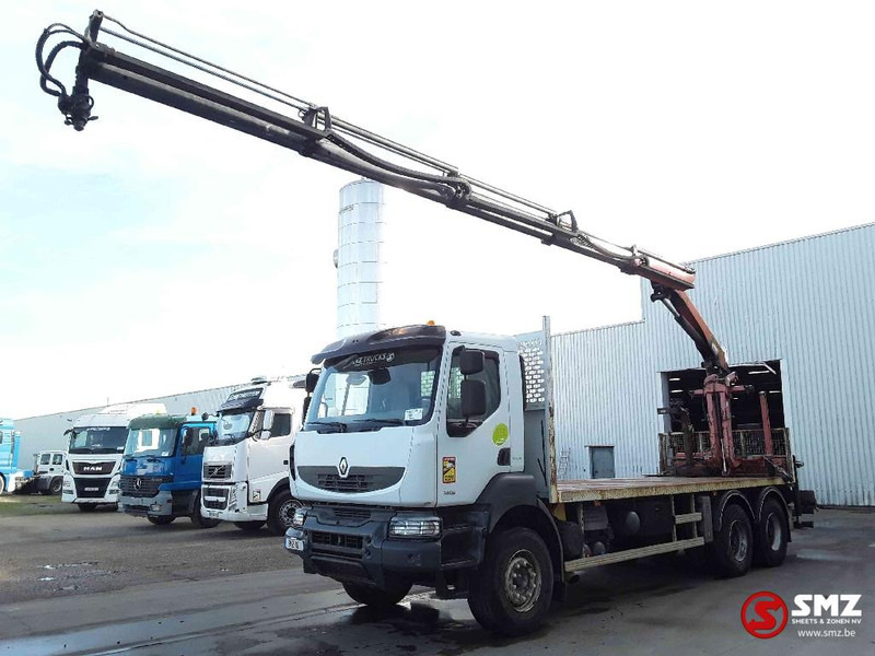 Renault Kerax 380 - משאית צד נופל/ שטוחה, משאית מנוף: תמונה 4 Renault Kerax 380 - משאית צד נופל/ שטוחה, משאית מנוף: תמונה 4