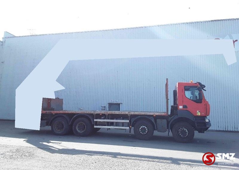 Renault Kerax 430 8x4 - משאית צד נופל/ שטוחה, משאית מנוף: תמונה 4 Renault Kerax 430 8x4 - משאית צד נופל/ שטוחה, משאית מנוף: תמונה 4