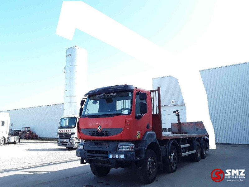 Renault Kerax 430 8x4 - משאית צד נופל/ שטוחה, משאית מנוף: תמונה 3 Renault Kerax 430 8x4 - משאית צד נופל/ שטוחה, משאית מנוף: תמונה 3