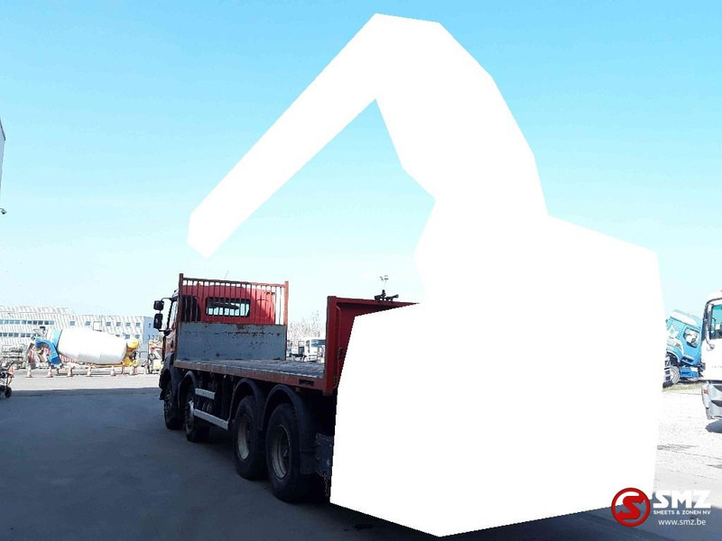משאית צד נופל/ שטוחה, משאית מנוף Renault Kerax 430 8x4: תמונה 10