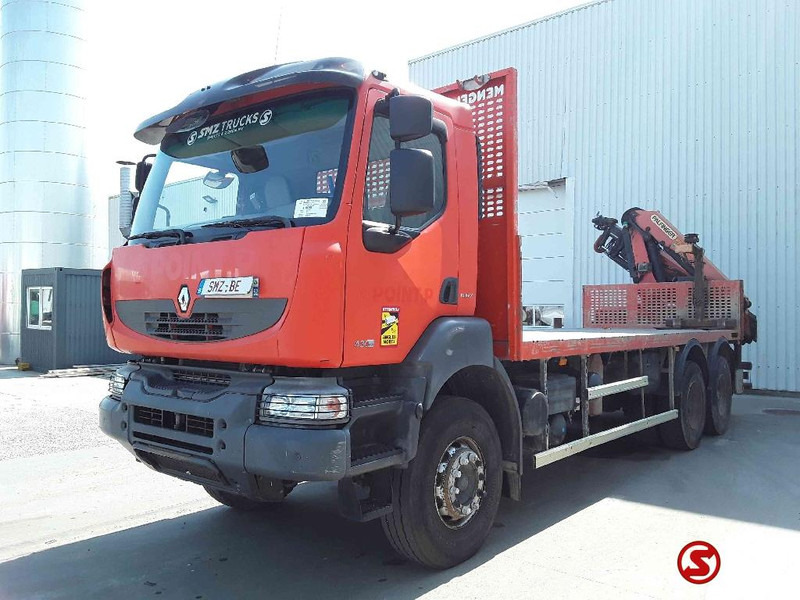 Renault Kerax 430 Palfinger Pk18002 - משאית צד נופל/ שטוחה, משאית מנוף: תמונה 3 Renault Kerax 430 Palfinger Pk18002 - משאית צד נופל/ שטוחה, משאית מנוף: תמונה 3