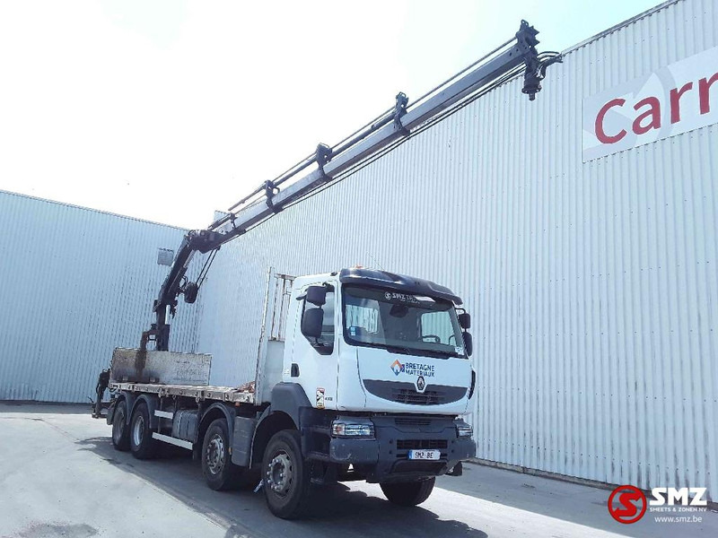 Renault Kerax 430 hiab 211 /4 +remote - משאית צד נופל/ שטוחה, משאית מנוף: תמונה 1 Renault Kerax 430 hiab 211 /4 +remote - משאית צד נופל/ שטוחה, משאית מנוף: תמונה 1