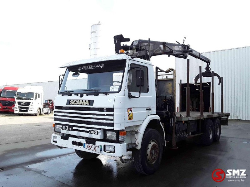 Scania 113 360 Diebolt big axle 12 gear retarder - משאית צד נופל/ שטוחה, משאית מנוף: תמונה 3 Scania 113 360 Diebolt big axle 12 gear retarder - משאית צד נופל/ שטוחה, משאית מנוף: תמונה 3