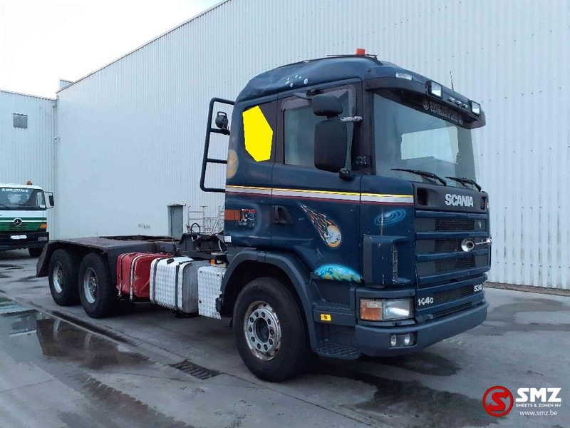 Scania 144 530 6x4 lames/meca - משאית צד נופל/ שטוחה: תמונה 1 Scania 144 530 6x4 lames/meca - משאית צד נופל/ שטוחה: תמונה 1