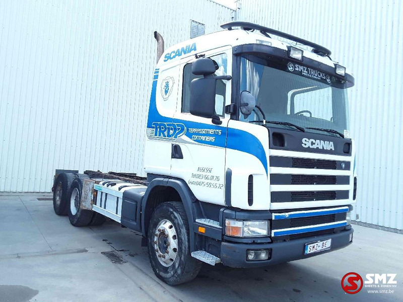 Scania 164 L 480 zijschade/side dammage - משאית עם שלדת תא: תמונה 1 Scania 164 L 480 zijschade/side dammage - משאית עם שלדת תא: תמונה 1
