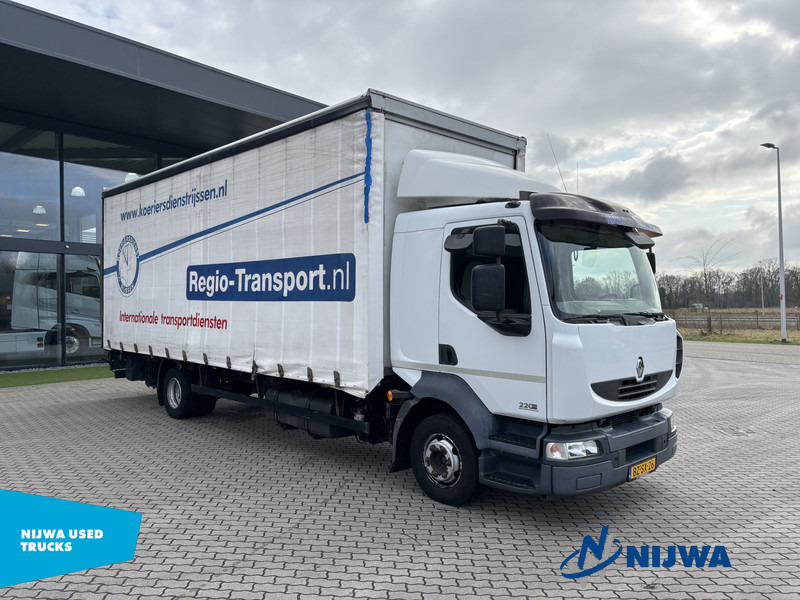 Renault MIDLUM 220 4x2 Schuifzeil + Laadklep - משאית וילונות צד: תמונה 2 Renault MIDLUM 220 4x2 Schuifzeil + Laadklep - משאית וילונות צד: תמונה 2