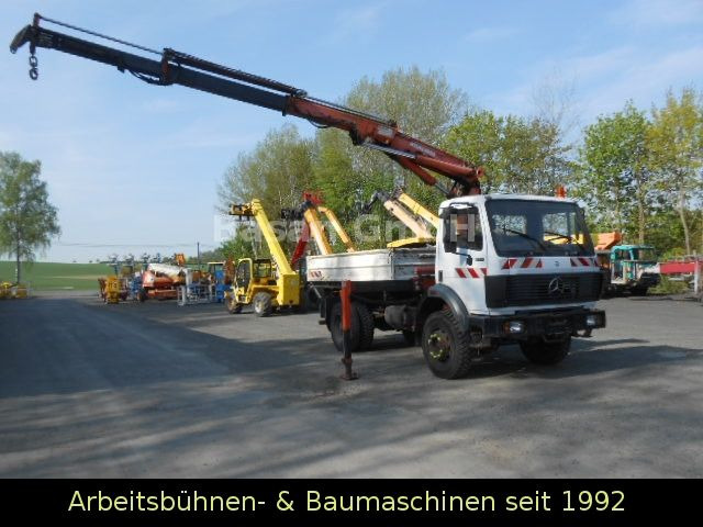 Mercedes-Benz MB 1717 AK Kipper Allrad mit Kran Atlas 100.1 - מזהיר, משאית מנוף: תמונה 2 Mercedes-Benz MB 1717 AK Kipper Allrad mit Kran Atlas 100.1 - מזהיר, משאית מנוף: תמונה 2