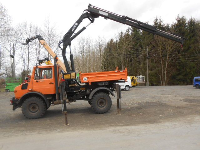Mercedes-Benz U1450 427/11 mit Kran - מזהיר, משאית מנוף: תמונה 2 Mercedes-Benz U1450 427/11 mit Kran - מזהיר, משאית מנוף: תמונה 2