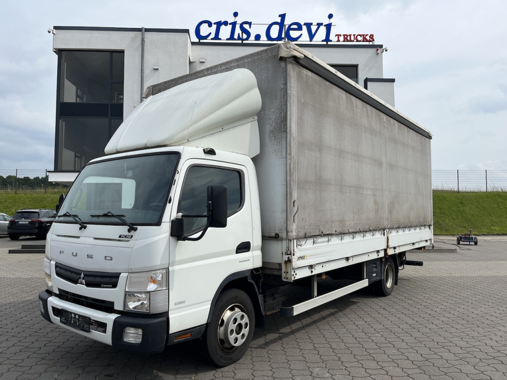 FUSO Canter 7C18 4x2 Ladebordwand - כלי רכב מסחרי עם וילונות צד: תמונה 1 FUSO Canter 7C18 4x2 Ladebordwand - כלי רכב מסחרי עם וילונות צד: תמונה 1