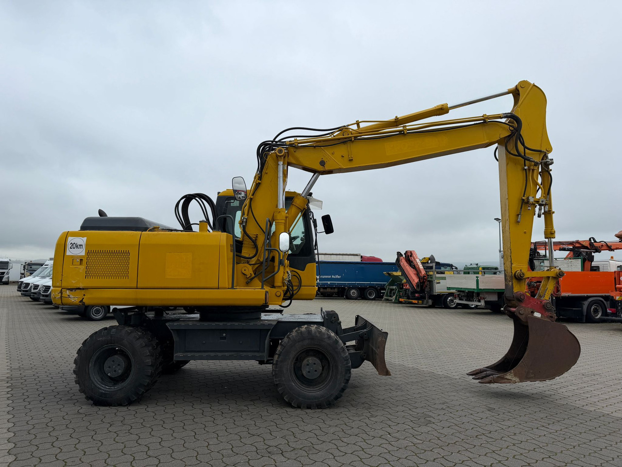 מחפר גלגלים Komatsu PW 180 - 7: תמונה 8
