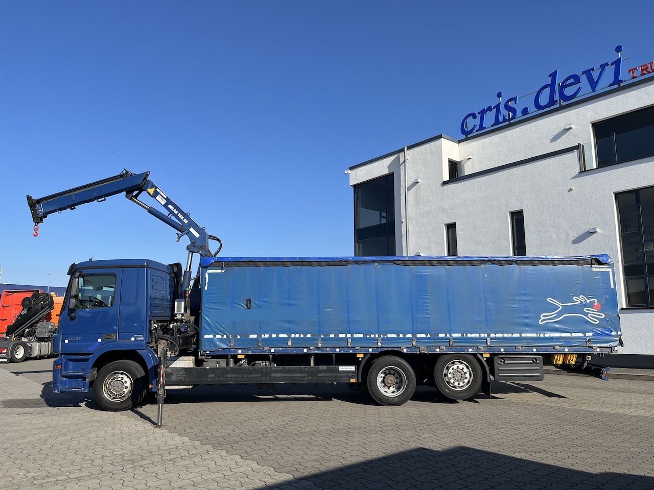 Mercedes-Benz 2541 6x2 Atlas 135.2E Pritsche 8,20 m Ausziehbar - משאית וילונות צד, משאית מנוף: תמונה 5 Mercedes-Benz 2541 6x2 Atlas 135.2E Pritsche 8,20 m Ausziehbar - משאית וילונות צד, משאית מנוף: תמונה 5