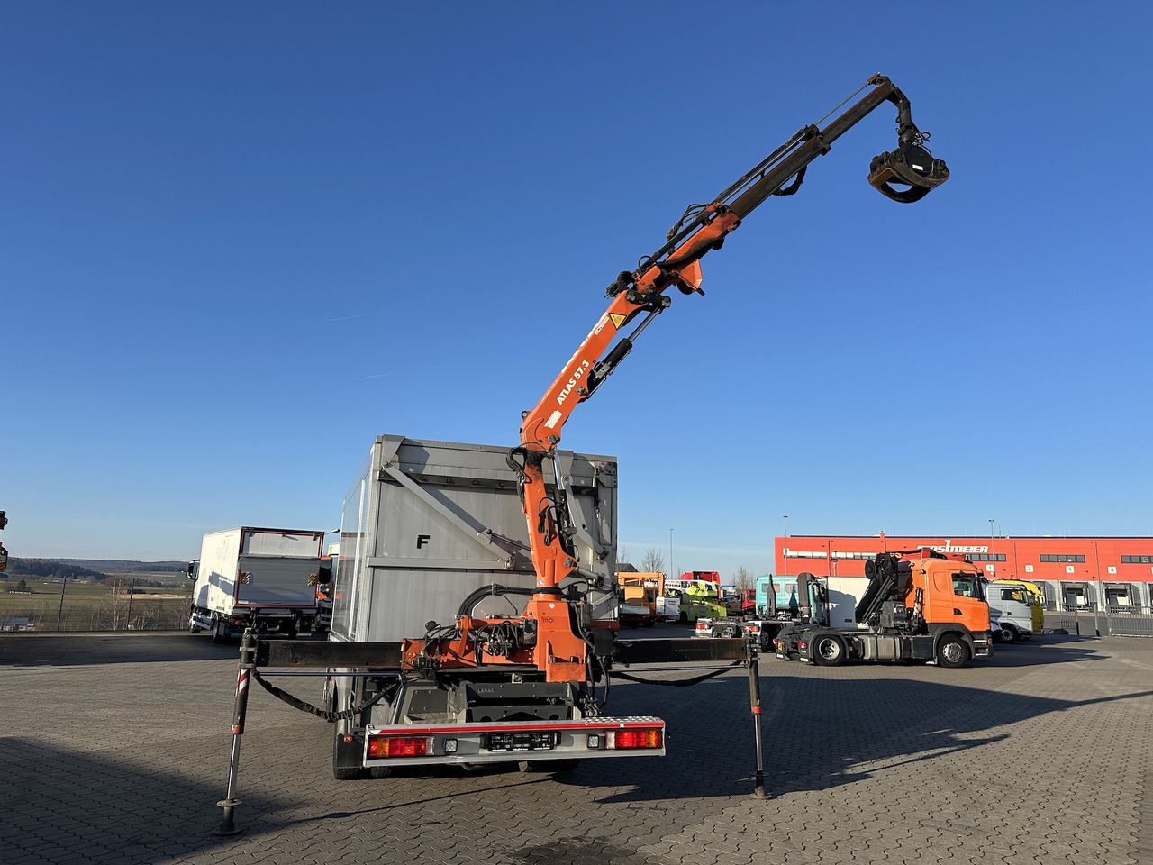 Mercedes-Benz Atego 1529 4x2  Atlas 57.3-A2   Kadaverkipper - מזהיר, משאית מנוף: תמונה 4 Mercedes-Benz Atego 1529 4x2  Atlas 57.3-A2   Kadaverkipper - מזהיר, משאית מנוף: תמונה 4