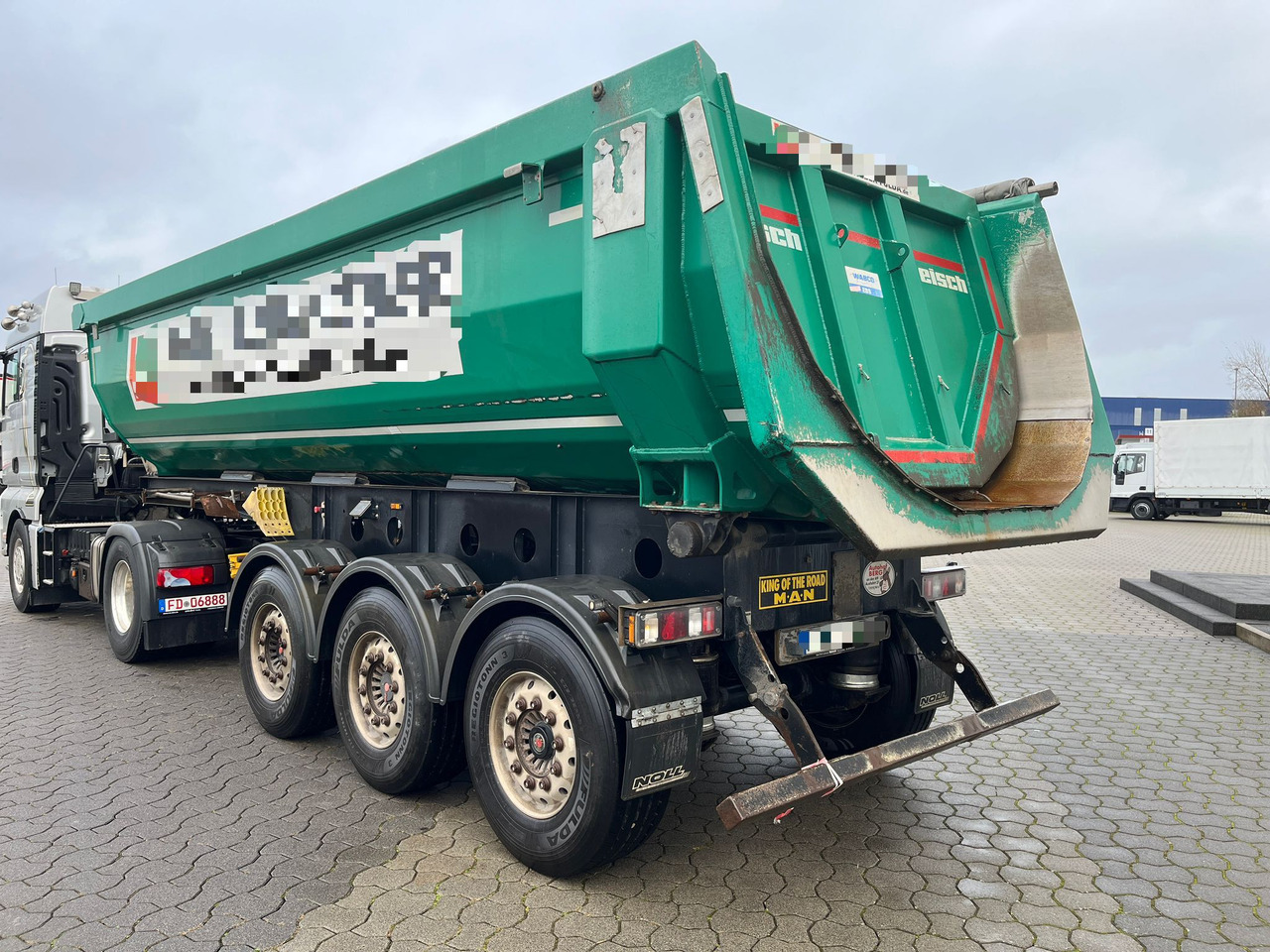 Reisch RHKS 35 24 ASL Alu Mulde - סמיטריילר עם מזהיר: תמונה 3 Reisch RHKS 35 24 ASL Alu Mulde - סמיטריילר עם מזהיר: תמונה 3
