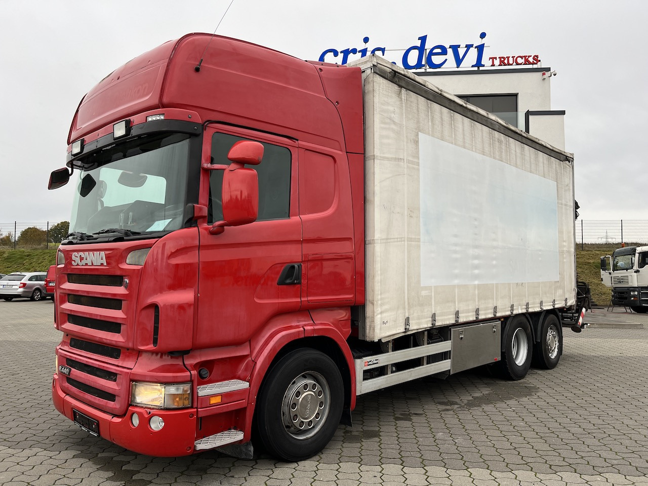 Scania R440 6x2 Hiab 166 E-5 HiDuo | AHK | Lenk-Lift A. - משאית וילונות צד, משאית מנוף: תמונה 1 Scania R440 6x2 Hiab 166 E-5 HiDuo | AHK | Lenk-Lift A. - משאית וילונות צד, משאית מנוף: תמונה 1