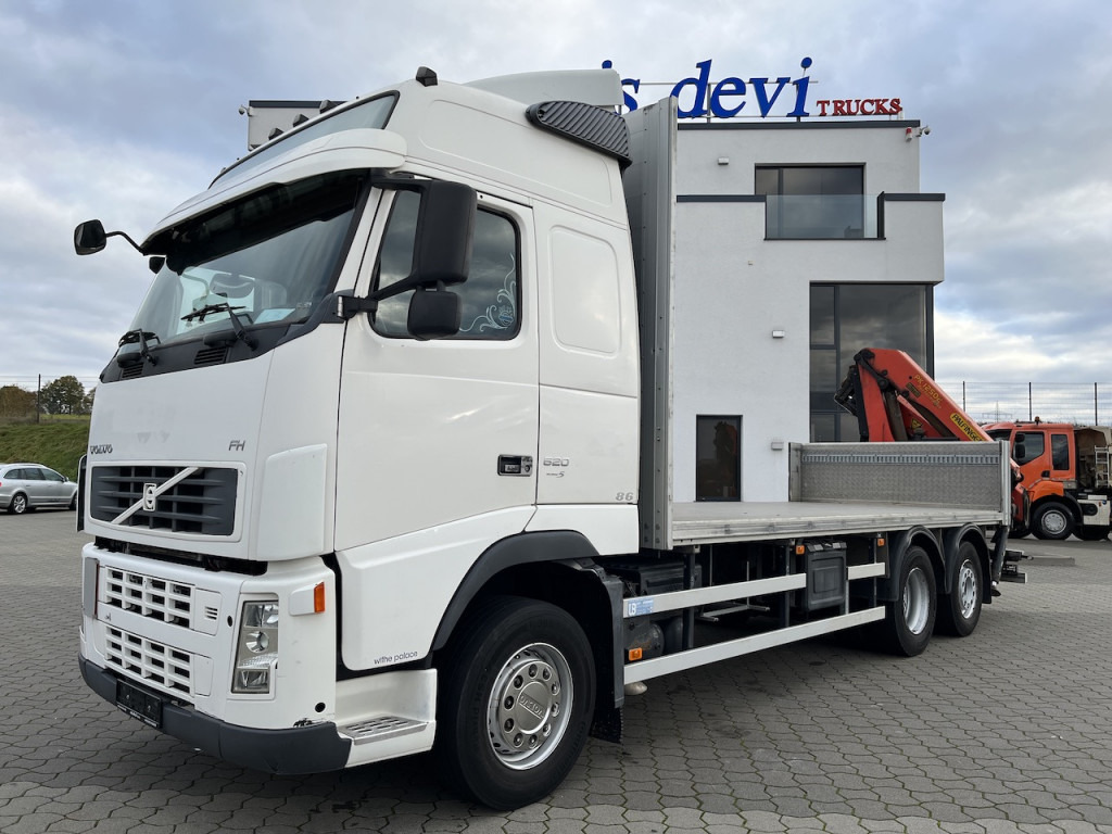Volvo FH 520 6x2 Palfinger PK 12502 | AHK - משאית מנוף, משאית צד נופל/ שטוחה: תמונה 1 Volvo FH 520 6x2 Palfinger PK 12502 | AHK - משאית מנוף, משאית צד נופל/ שטוחה: תמונה 1