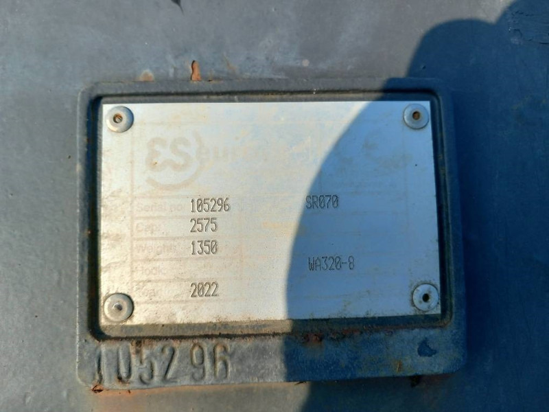 Eurosteel Puinriek WA320 - דלי עבור מכונת בנייה: תמונה 4 Eurosteel Puinriek WA320 - דלי עבור מכונת בנייה: תמונה 4