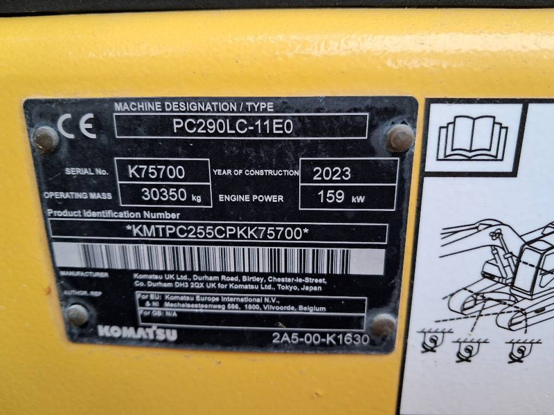 Komatsu PC290LC-11EO - מחפר סורק: תמונה 2 Komatsu PC290LC-11EO - מחפר סורק: תמונה 2