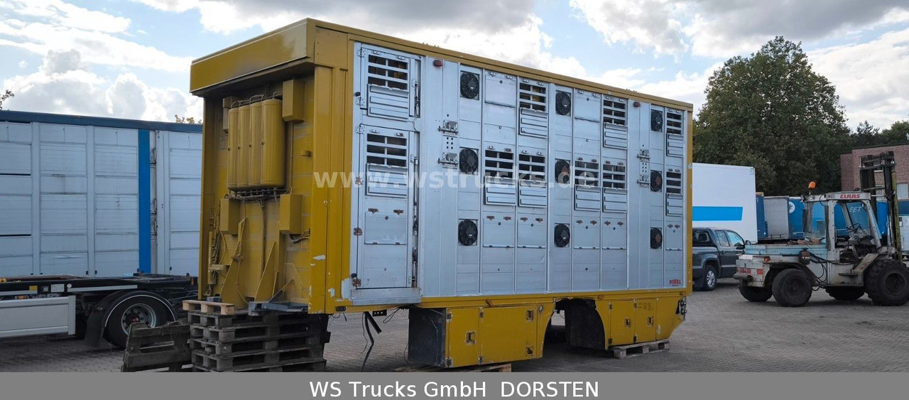 Finkl 2 Stock Viehaufbau Hubdach - משאית סוסים: תמונה 3 Finkl 2 Stock Viehaufbau Hubdach - משאית סוסים: תמונה 3