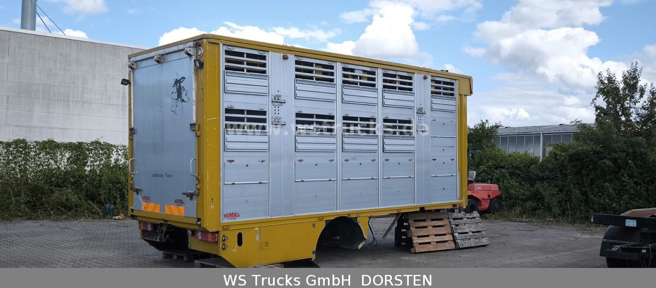 Finkl 2 Stock Viehaufbau Hubdach - משאית סוסים: תמונה 1 Finkl 2 Stock Viehaufbau Hubdach - משאית סוסים: תמונה 1