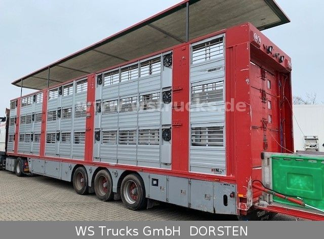 Finkl 3 Stock Ausahrbares Dach Vollalu Typ 2 - סמיטריילר להובלת בעלי חיים: תמונה 2 Finkl 3 Stock Ausahrbares Dach Vollalu Typ 2 - סמיטריילר להובלת בעלי חיים: תמונה 2