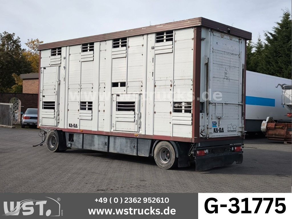 KABA 2 Stock Hubdach Vollalu 7,30m Viehanhänger - קרון נגרר להובלת בעלי חיים: תמונה 1 KABA 2 Stock Hubdach Vollalu 7,30m Viehanhänger - קרון נגרר להובלת בעלי חיים: תמונה 1