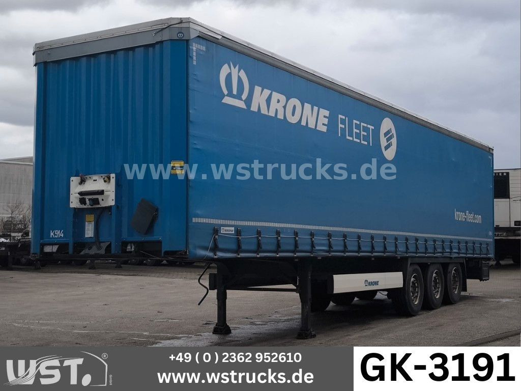 Krone SD 27 Planauflieger mit Edscha | ABS, EBS, XL - סמיטריילר עם וילונות צד: תמונה 1 Krone SD 27 Planauflieger mit Edscha | ABS, EBS, XL - סמיטריילר עם וילונות צד: תמונה 1