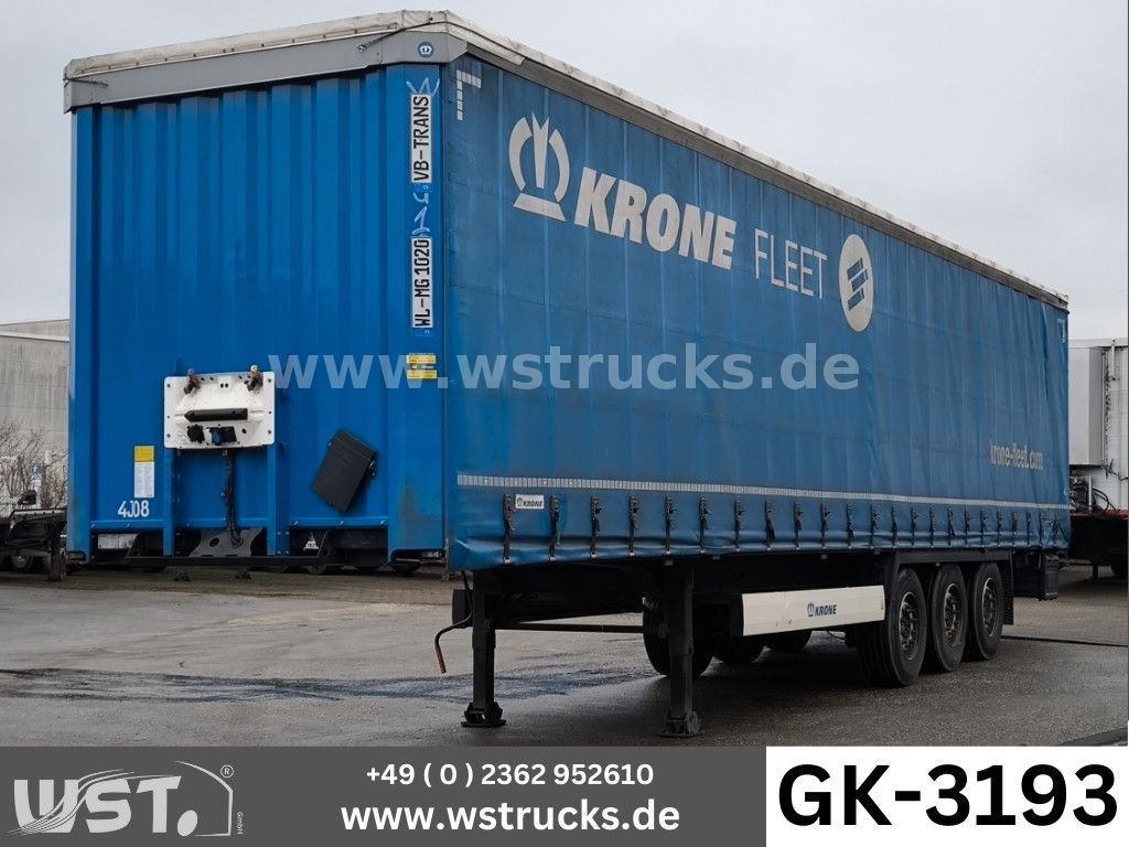 Krone SD 27 Planauflieger mit Edscha | ABS, EBS, XL - סמיטריילר עם וילונות צד: תמונה 1 Krone SD 27 Planauflieger mit Edscha | ABS, EBS, XL - סמיטריילר עם וילונות צד: תמונה 1