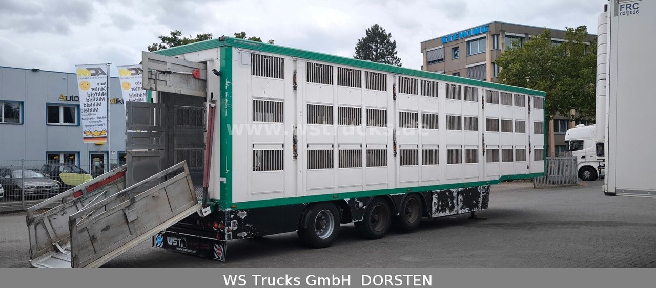 Menke-Janzen 3 Stock , Lenkachse , Hubdach - סמיטריילר להובלת בעלי חיים: תמונה 3 Menke-Janzen 3 Stock , Lenkachse , Hubdach - סמיטריילר להובלת בעלי חיים: תמונה 3