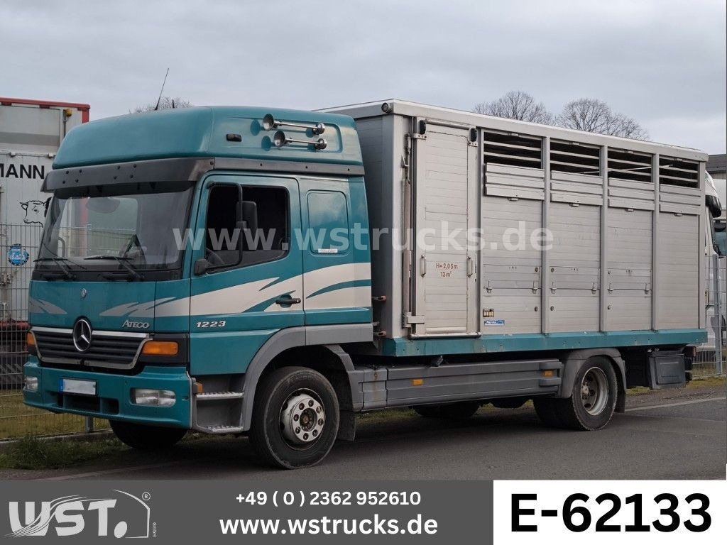 Mercedes-Benz Atego 1223 1 Stock Hohe Gitter Viehtransporter - משאית סוסים: תמונה 1 Mercedes-Benz Atego 1223 1 Stock Hohe Gitter Viehtransporter - משאית סוסים: תמונה 1