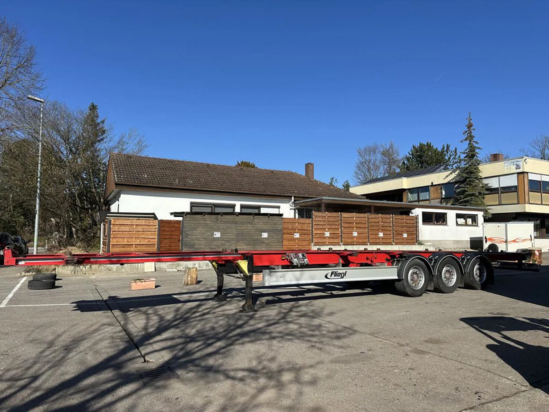 Fliegl 15 m extralang.Containerchassis f. 2 Wechselbrücke Containerchassis extralang f. 2 Wechselbr. - סמיטריילר מוביל מכולות/ החלפת גוף: תמונה 1 Fliegl 15 m extralang.Containerchassis f. 2 Wechselbrücke Containerchassis extralang f. 2 Wechselbr. - סמיטריילר מוביל מכולות/ החלפת גוף: תמונה 1